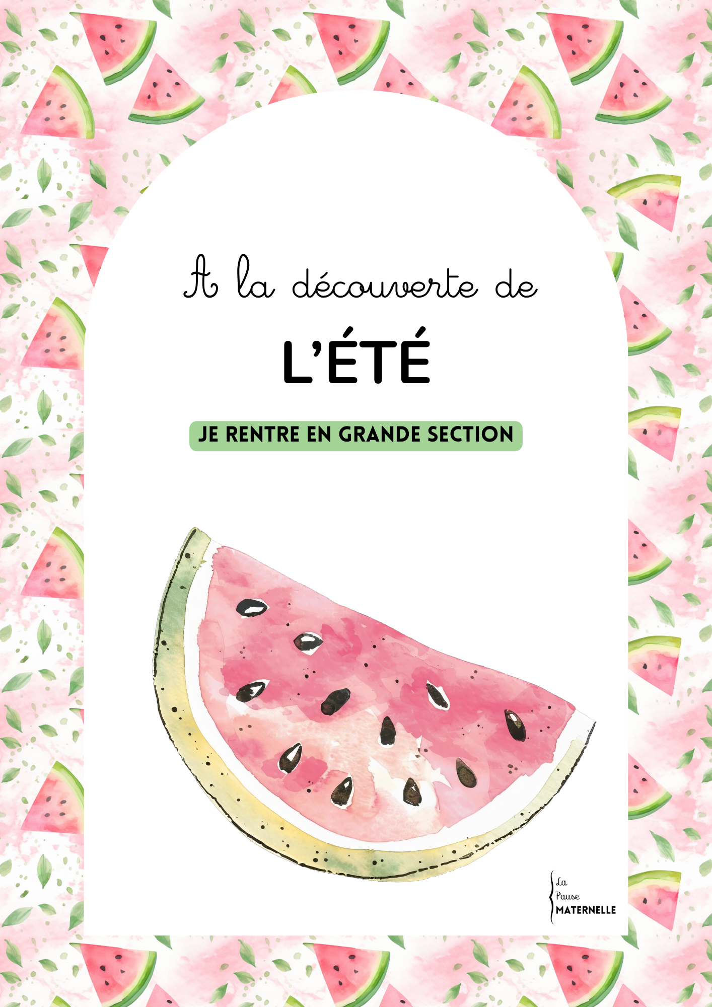 Livret été : Je rentre en grande section